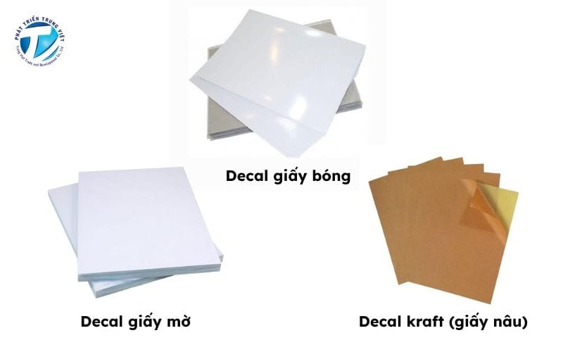 Một số loại decal giấy khác